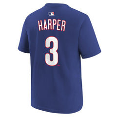 Bryce Harper Philadelphia Phillies Youth Name & Number T-Shirt Royal
