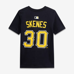 Paul Skenes Pittsburgh Pirates Youth Name & Number T-Shirt Black