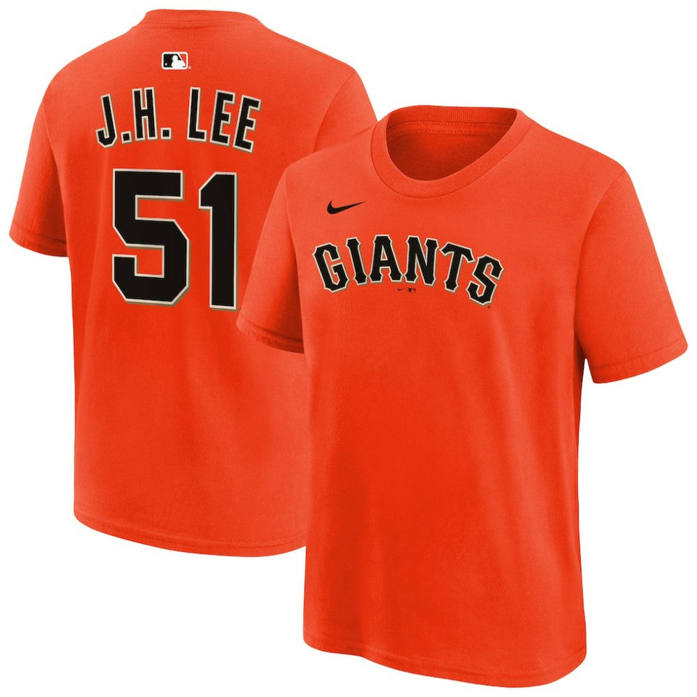 Jung Hoo Lee San Francisco Giants Youth Name & Number T-Shirt Orange