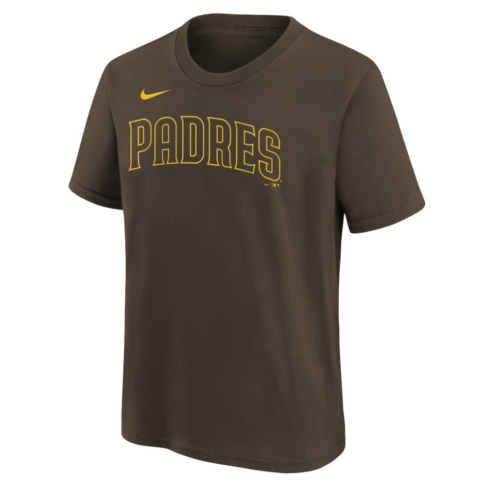 Fernando Tatis Jr. San Diego Padres Youth Name & Number T-Shirt Brown