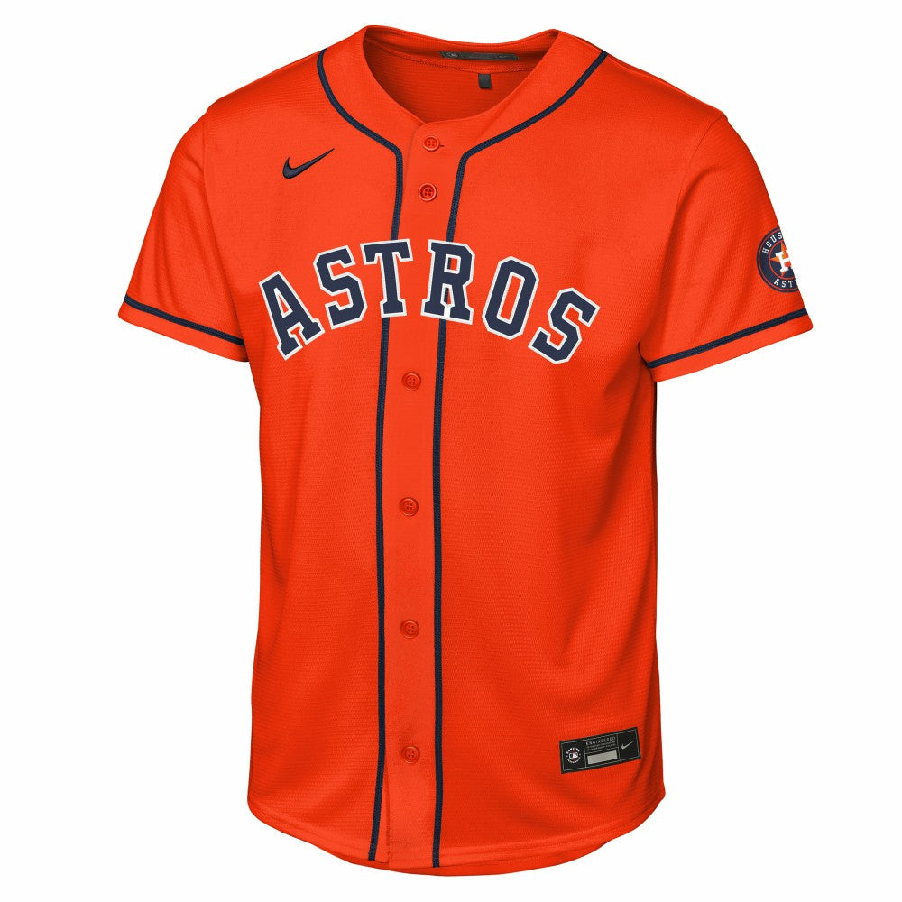 Houston Astros Youth Alternate Stadium Jersey Orange