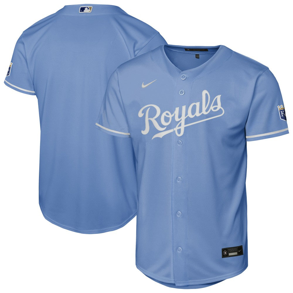 Kansas City Royals Youth Alternate Stadium Jersey Light Blue