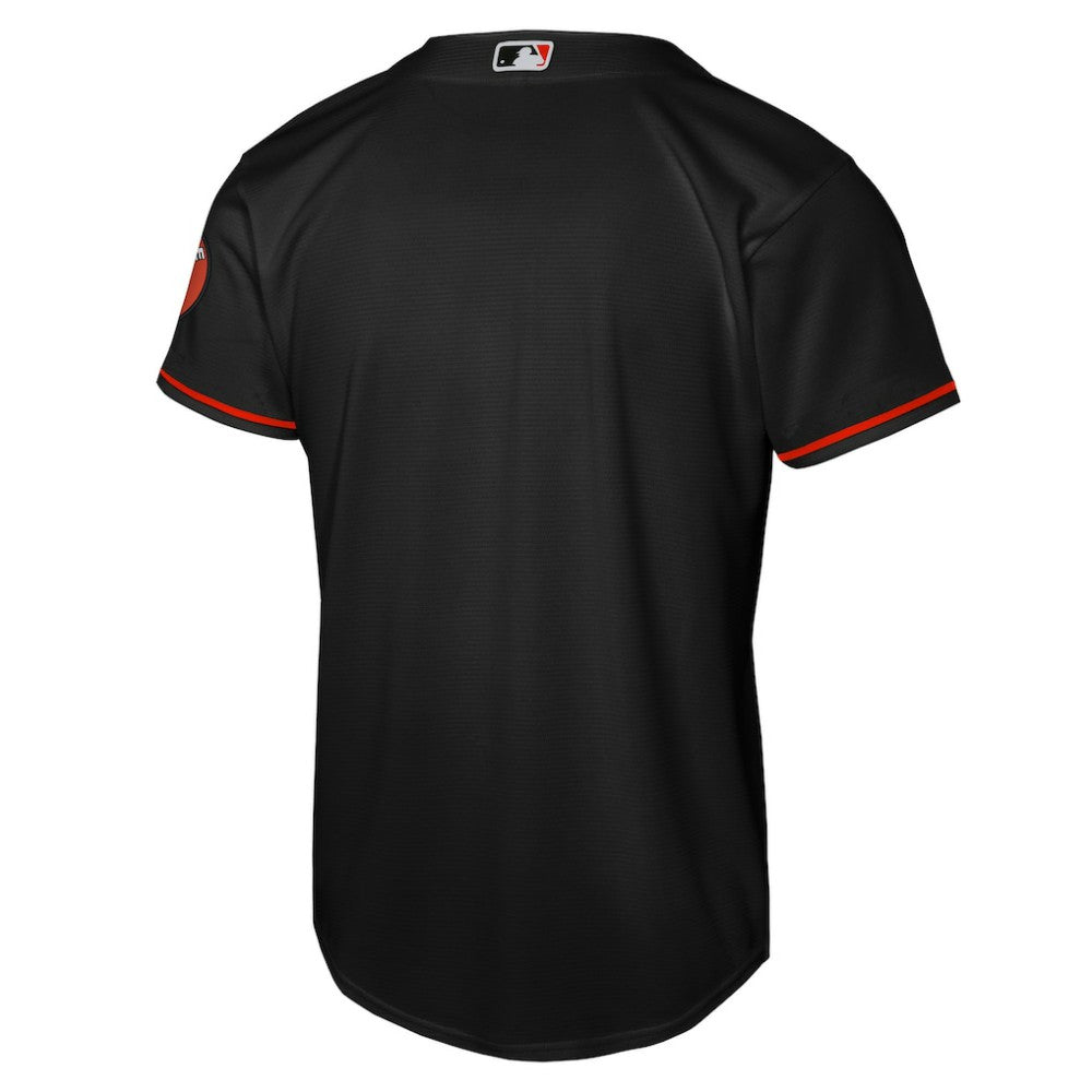 Baltimore Orioles Youth Alternate Stadium Jersey Black