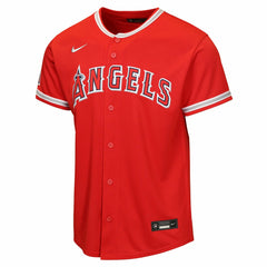 Los Angeles Angels Youth Alternate Stadium Jersey Red