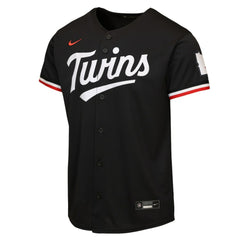 Minnesota Twins Youth Alternate 2 Stadium Jersey Black