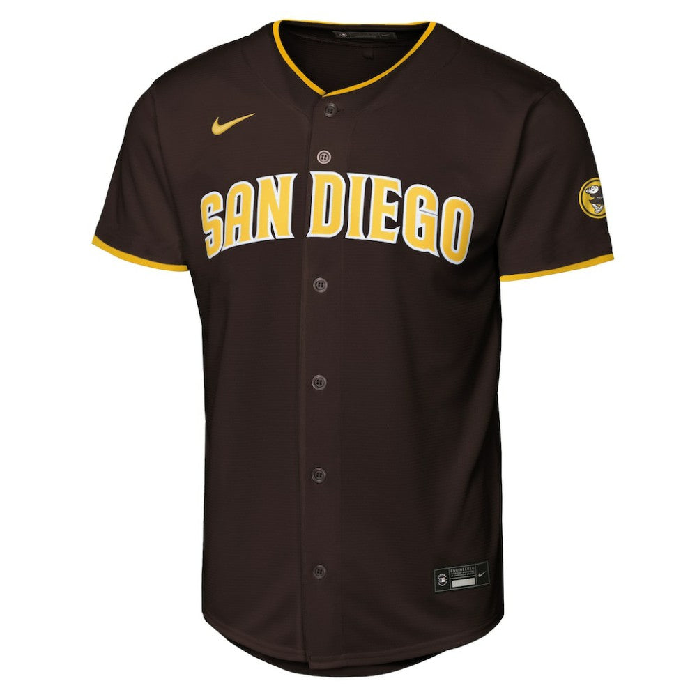 San Diego Padres Youth Home Stadium Jersey Brown