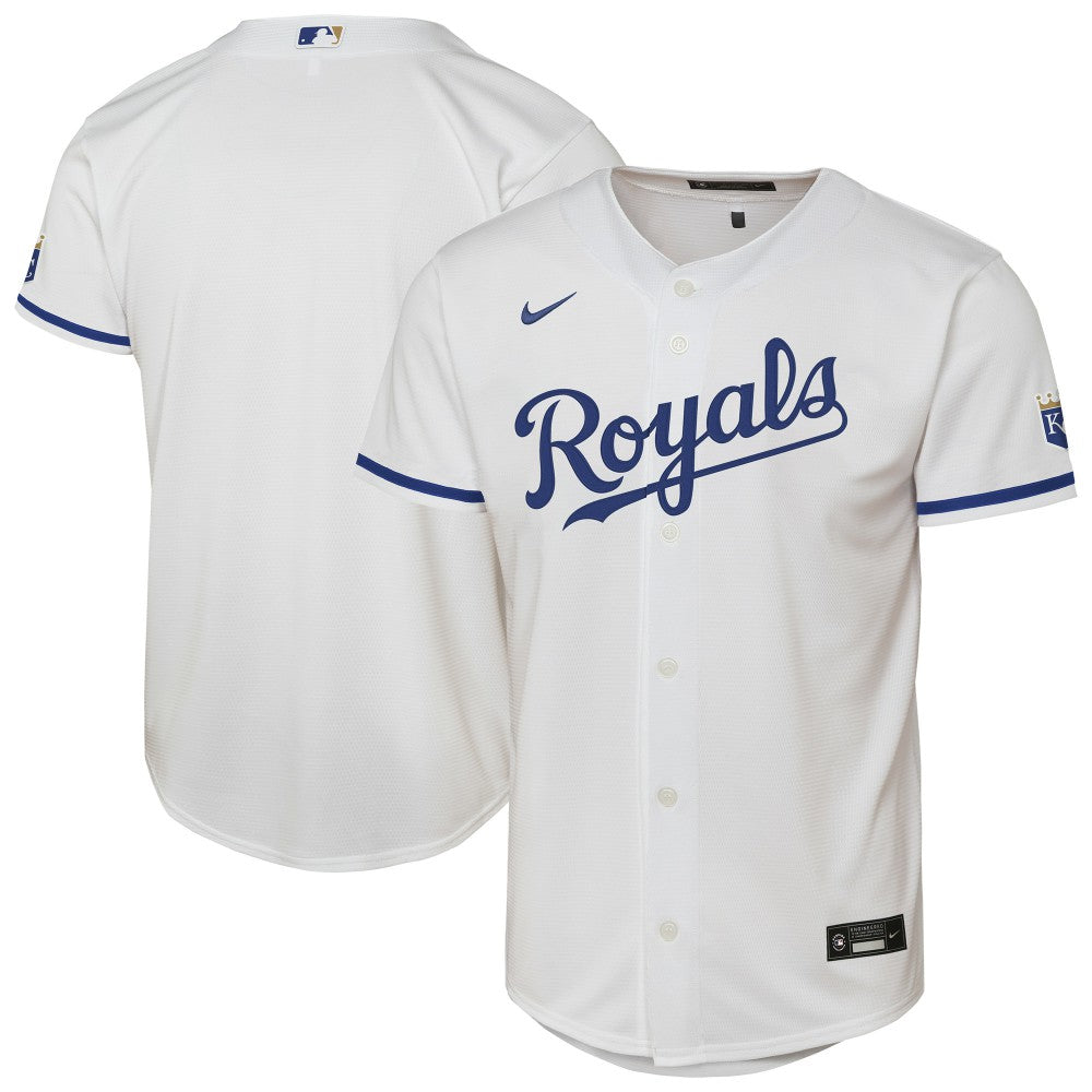 Kansas City Royals Youth Home Stadium Jersey White