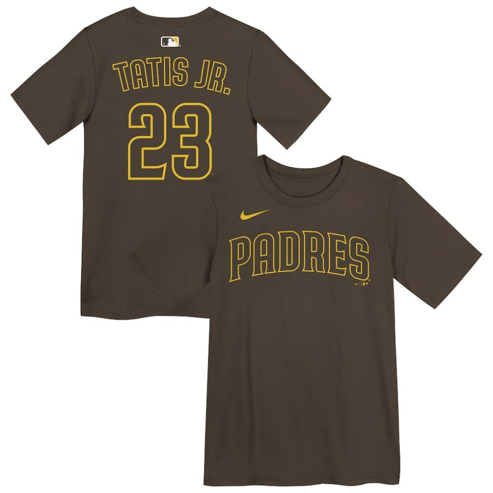 Fernando Tatis Jr. San Diego Padres Preschool Name & Number T-Shirt Brown