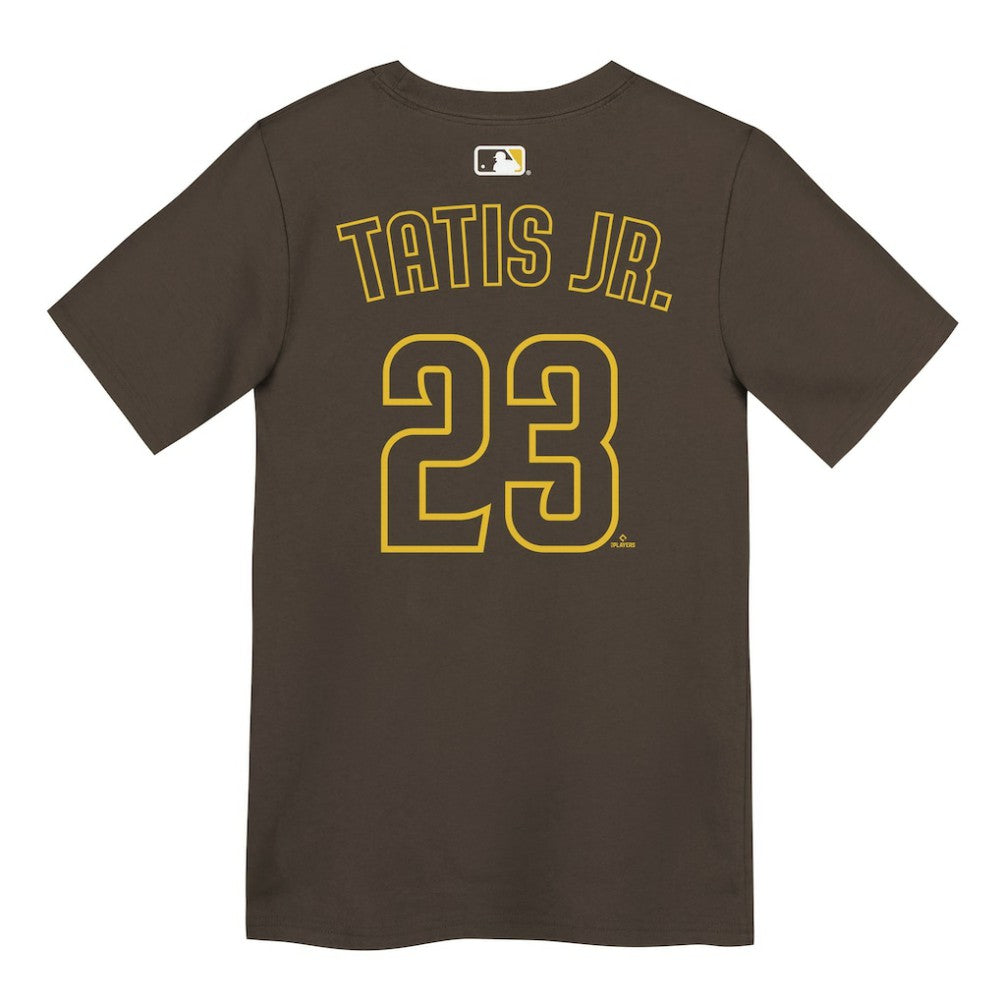 Fernando Tatis Jr. San Diego Padres Preschool Name & Number T-Shirt Brown