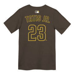 Fernando Tatis Jr. San Diego Padres Preschool Name & Number T-Shirt Brown