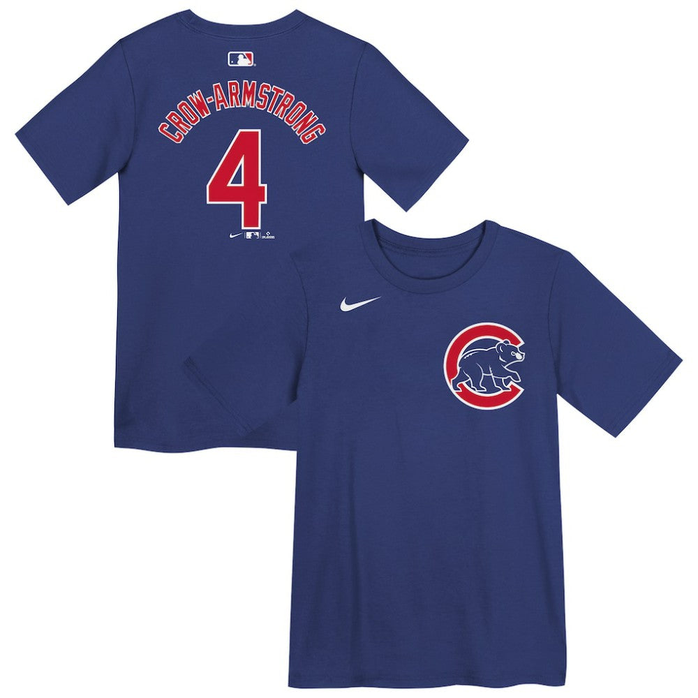 Pete Crow-Armstrong Chicago Cubs Preschool Name & Number T-Shirt Royal