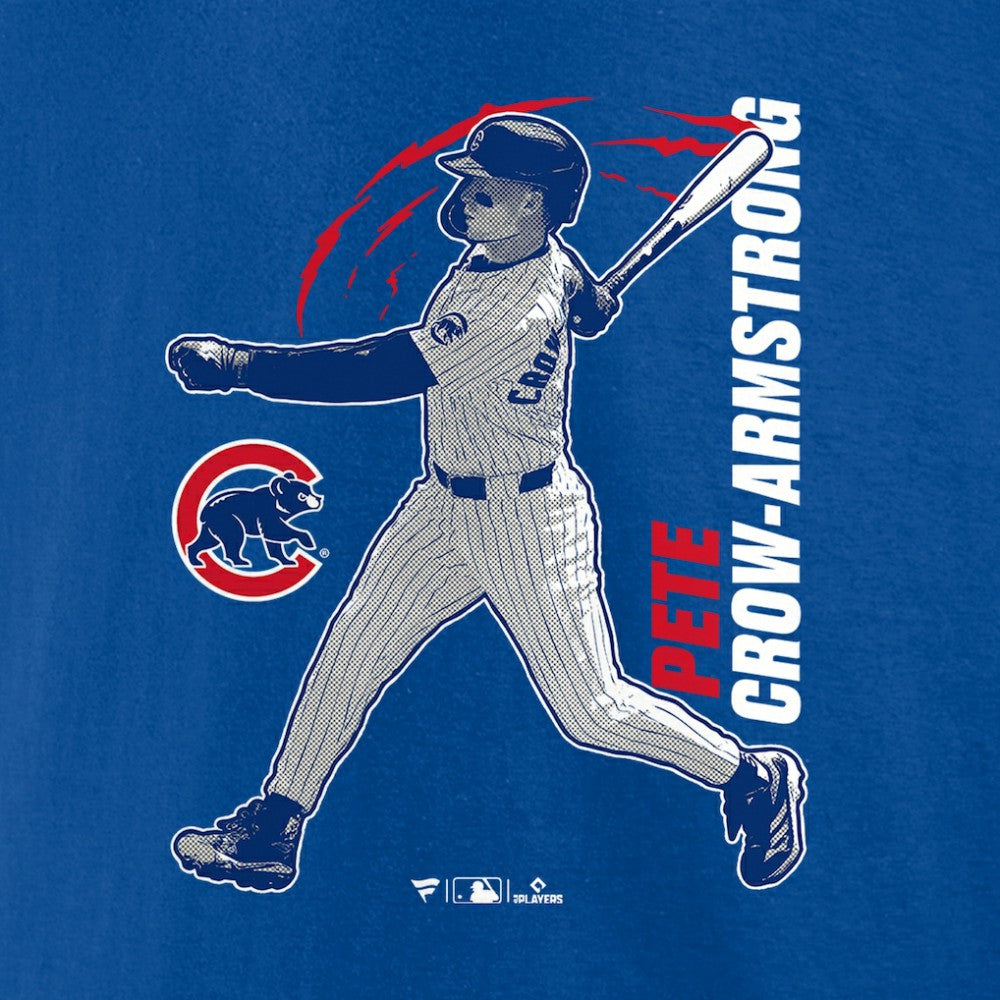 Pete Crow-Armstrong Chicago Cubs Graphic Player T-Shirt Royal