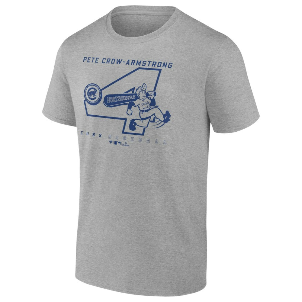 Pete Crow-Armstrong Chicago Cubs Graphic Player T-Shirt Heather Gray