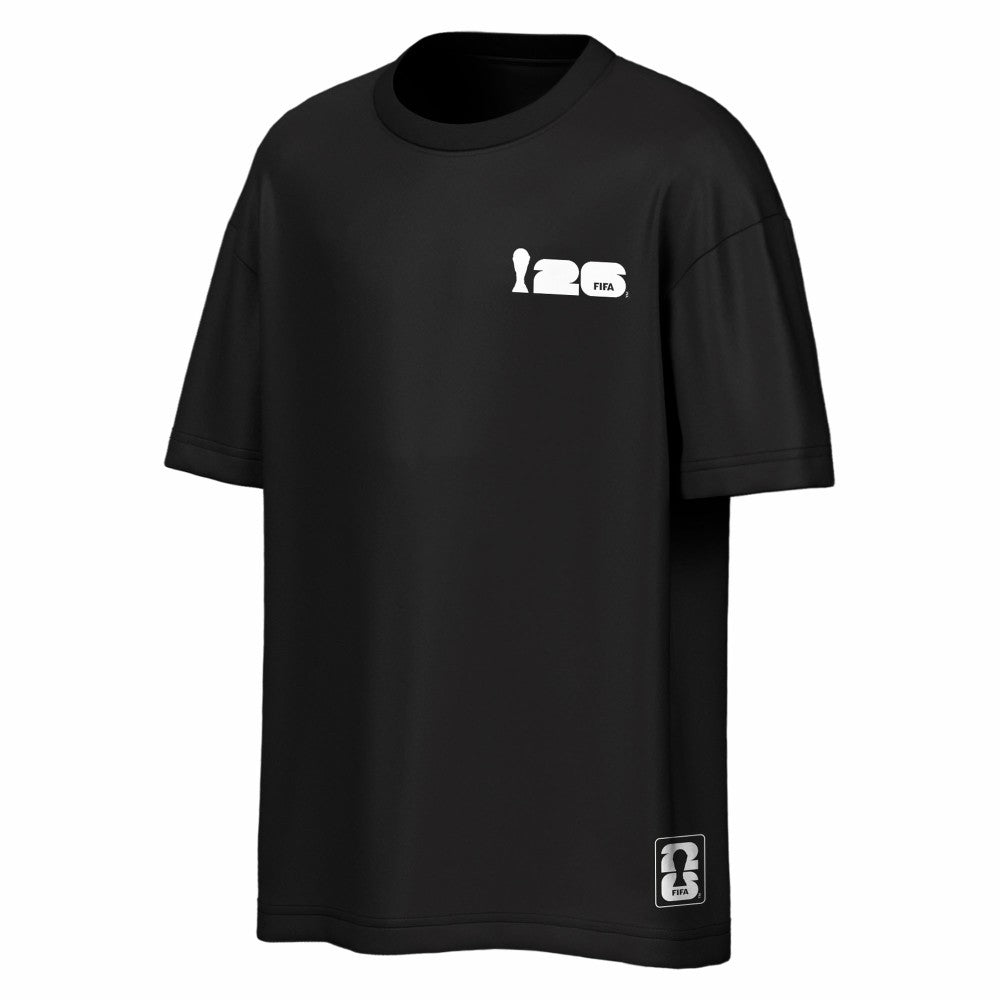 Outerstuff FIFA World Cup 2026 Rally Oversized 2-Hit T-Shirt - Black shop