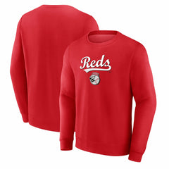 Cincinnati Reds Team Lockup Sweatshirt Red