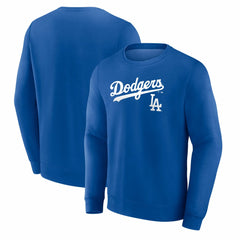 Los Angeles Dodgers Team Lockup Sweatshirt Royal