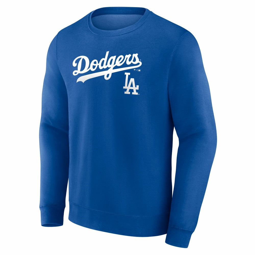 Los Angeles Dodgers Team Lockup Sweatshirt Royal