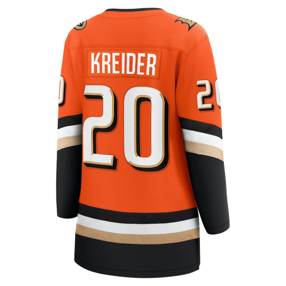 Chris Kreider Anaheim Ducks Fanatics Women's Home Breakaway Player Jersey - Orange Jerseys