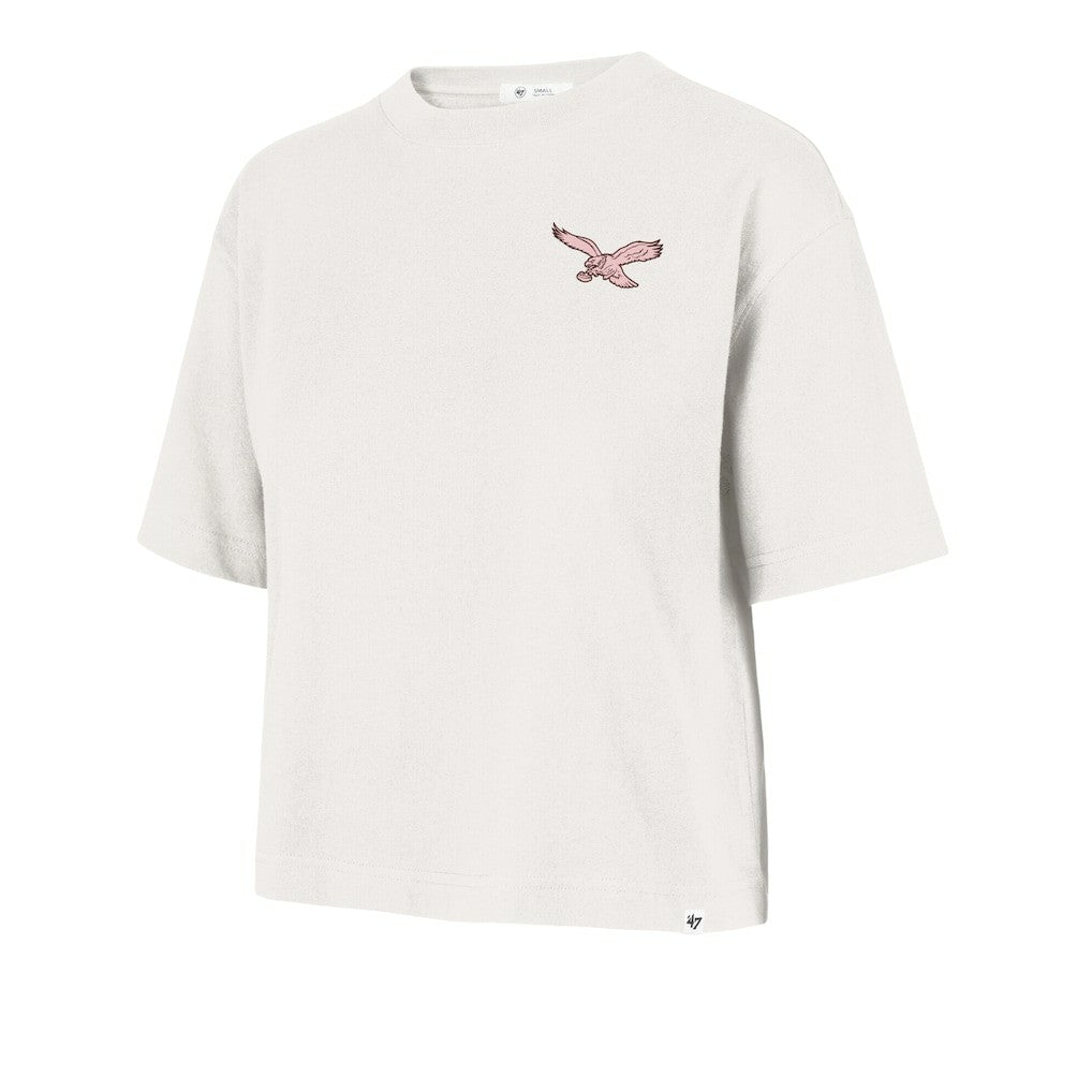 Philadelphia Eagles '47 Women's Love Letter Reed City T-Shirt - Cream discount