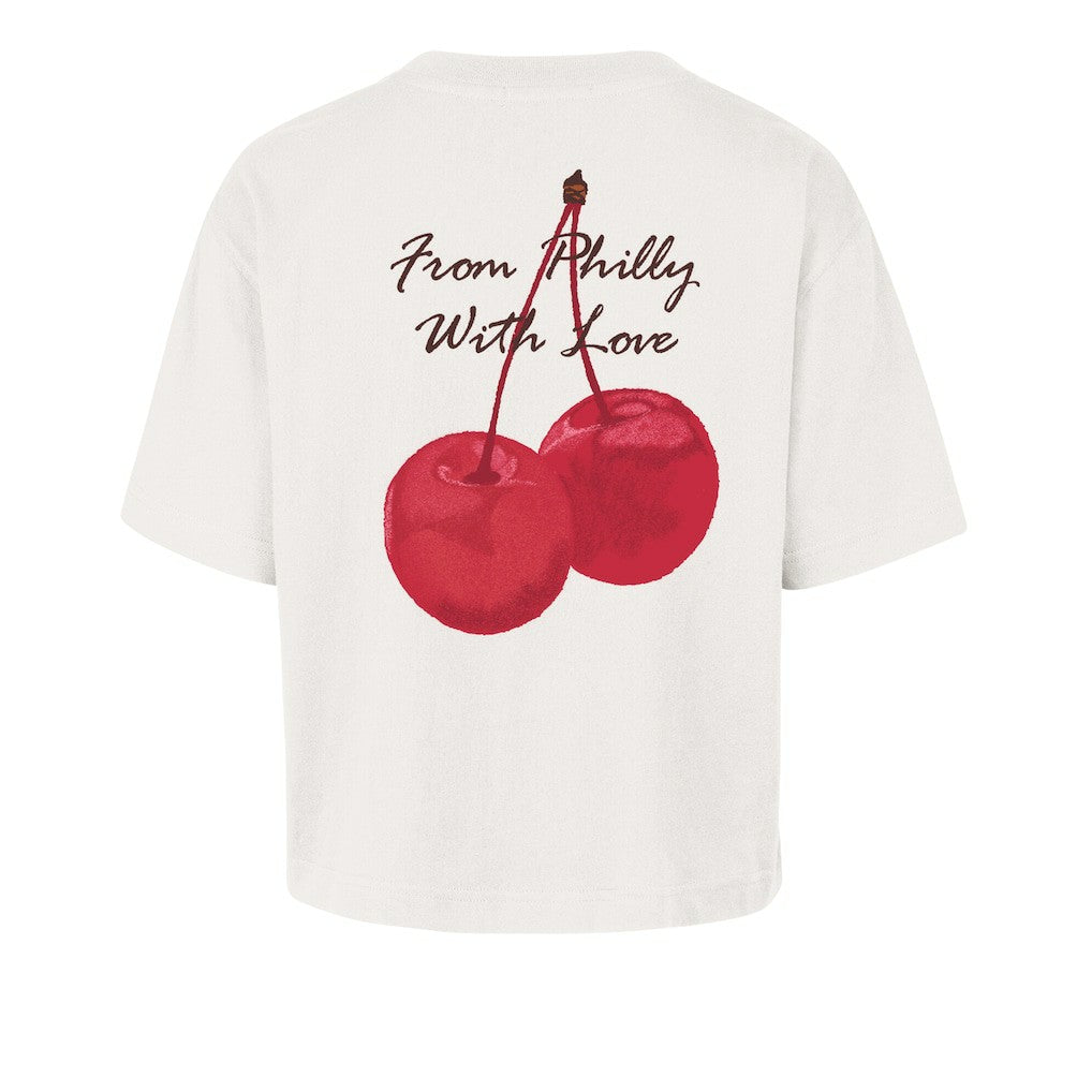 Philadelphia Eagles '47 Women's Love Letter Reed City T-Shirt - Cream discount