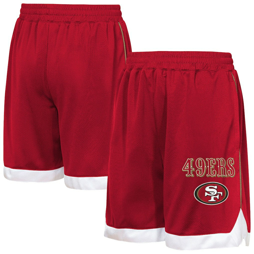 San Francisco 49ers Outerstuff Youth All Star Mesh Shorts - Scarlet sale