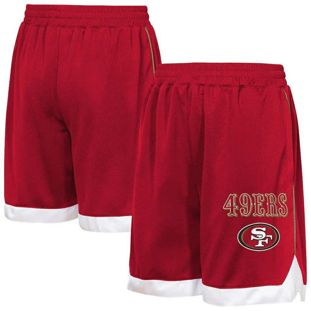 San Francisco 49ers Outerstuff Youth All Star Mesh Shorts - Scarlet sale
