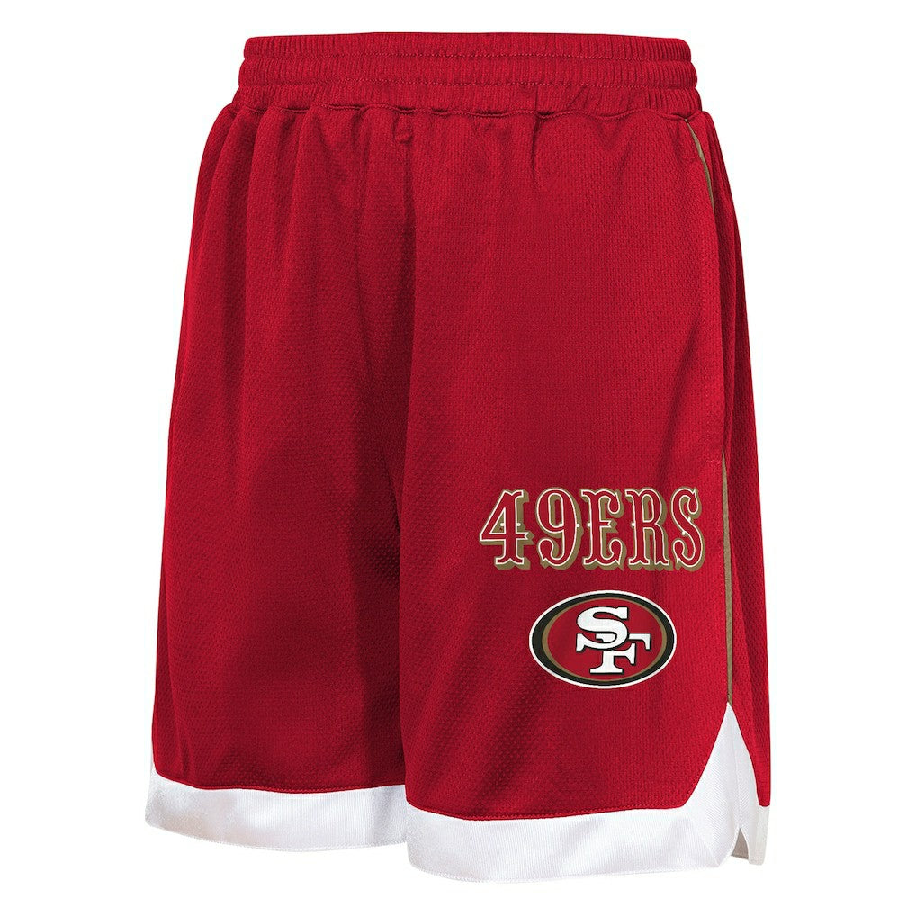 San Francisco 49ers Outerstuff Youth All Star Mesh Shorts - Scarlet sale