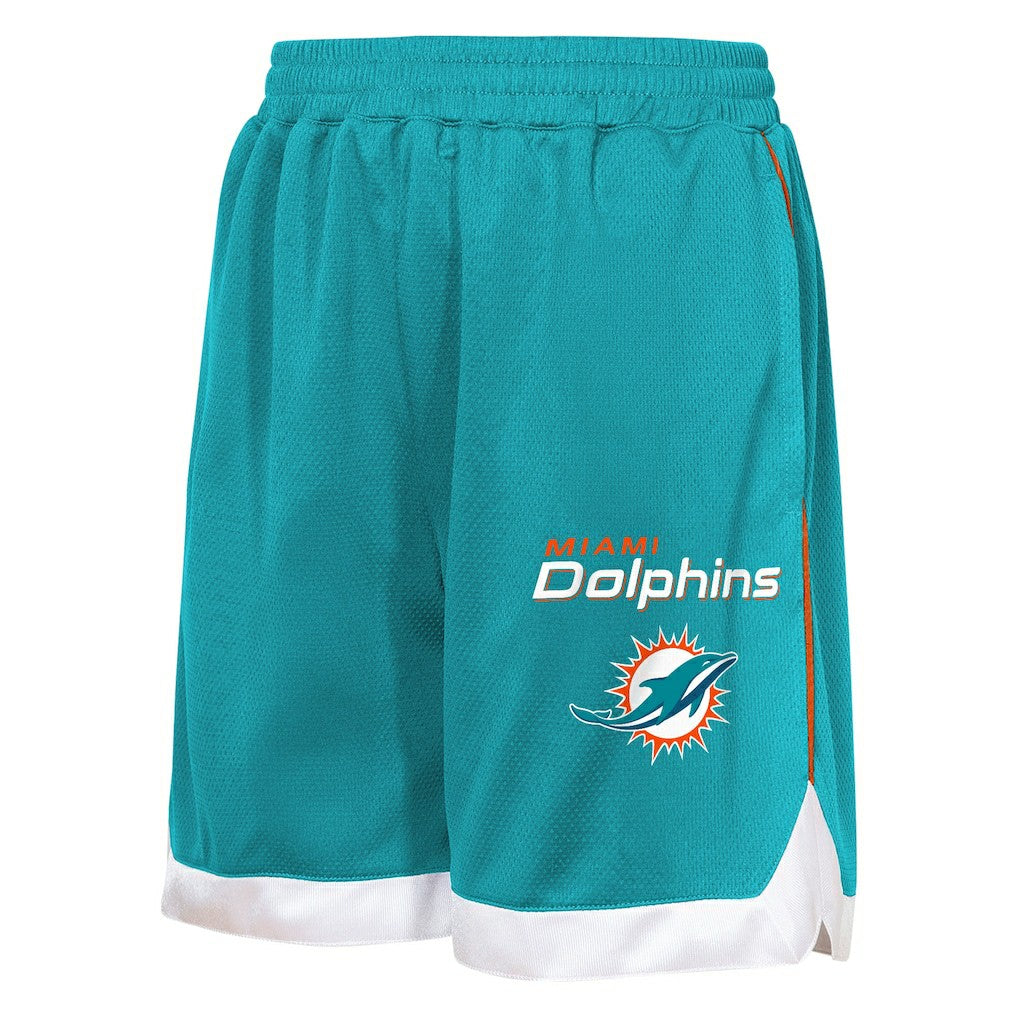 Miami Dolphins Outerstuff Youth All Star Mesh Shorts - Aqua on sale