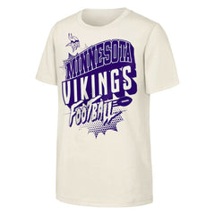 Minnesota Vikings Outerstuff Youth Action Comic T-Shirt - Natural outlet