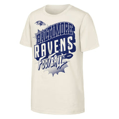 Baltimore Ravens Outerstuff Youth Action Comic T-Shirt - Natural sale