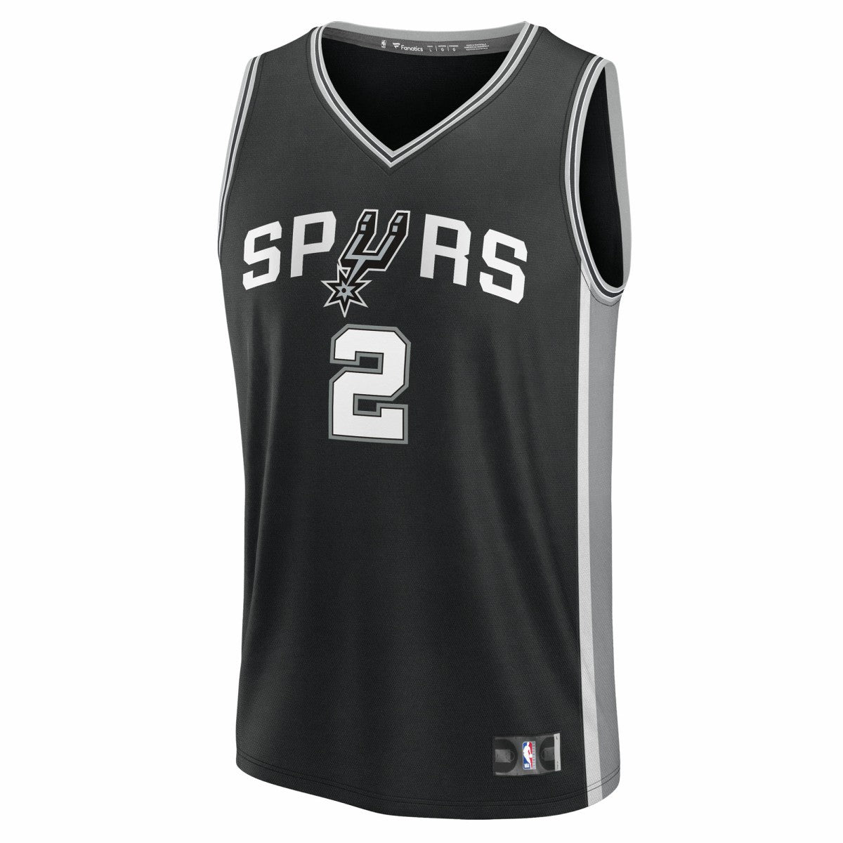 Dylan Harper San Antonio Spurs 2025 NBA Draft First Round Pick Fast Break Replica Jersey - Icon Edition - Black sale