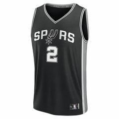 Dylan Harper San Antonio Spurs 2025 NBA Draft First Round Pick Fast Break Replica Jersey - Icon Edition - Black sale
