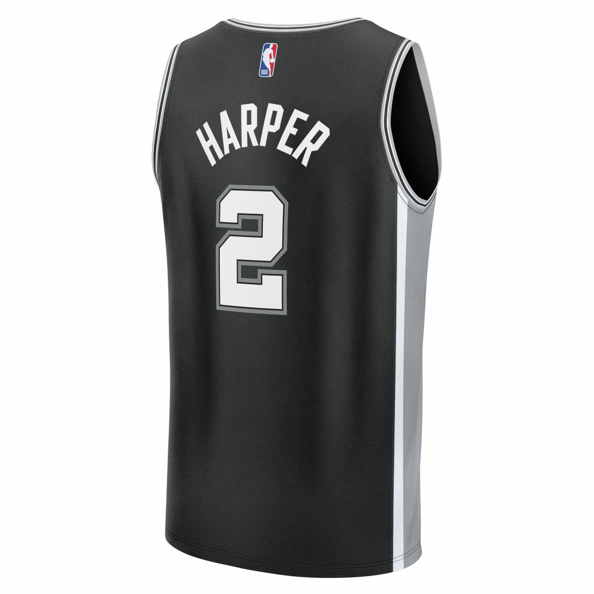 Dylan Harper San Antonio Spurs 2025 NBA Draft First Round Pick Fast Break Replica Jersey - Icon Edition - Black sale