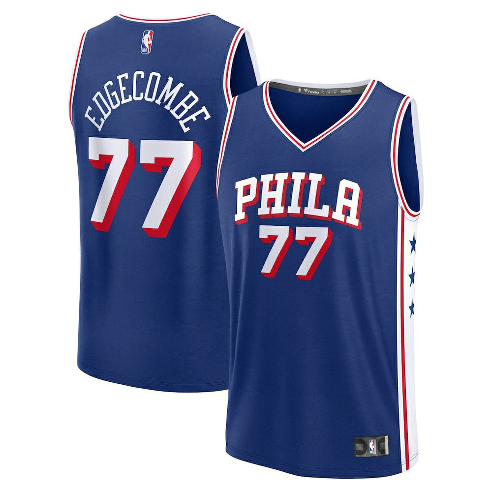 V. J. Edgecombe Philadelphia 76ers Youth 2025 NBA Draft First Round Pick Fast Break Replica Jersey - Icon Edition - Royal sale