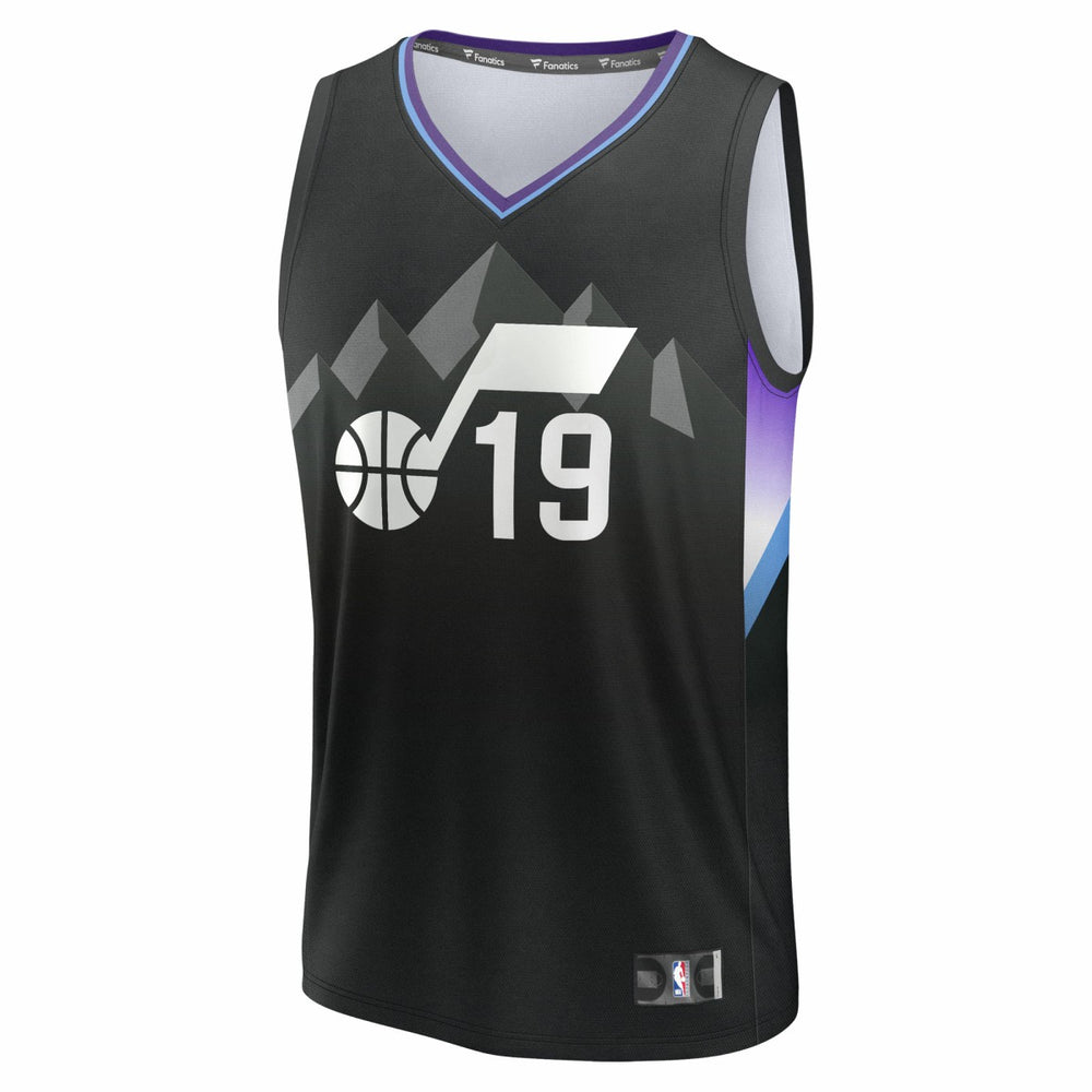 Ace Bailey Utah Jazz Youth 2025 NBA Draft First Round Pick Fast Break Replica Jersey - Statement Edition - Black online