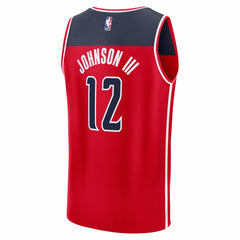 Tre Johnson III Washington Wizards 2025 NBA Draft First Round Pick Fast Break Replica Jersey - Icon Edition - Red shop