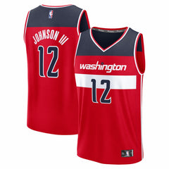Tre Johnson III Washington Wizards Youth 2025 NBA Draft First Round Pick Fast Break Replica Jersey - Icon Edition - Red outlet