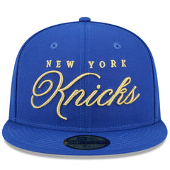 New York Knicks 2026 NBA All-Star Game Script 59FIFTY Fitted Hat - Blue cheap