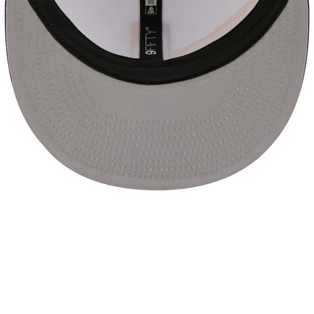 Los Angeles Lakers 2026 NBA All-Star Game Brushstroke 9FIFTY Snapback Hat - White/Purple cheap