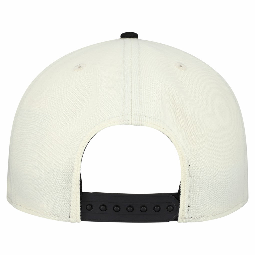 Chicago Bulls Stretched 2-Tone A-Frame 9FIFTY Adjustable Hat - Cream/Black online