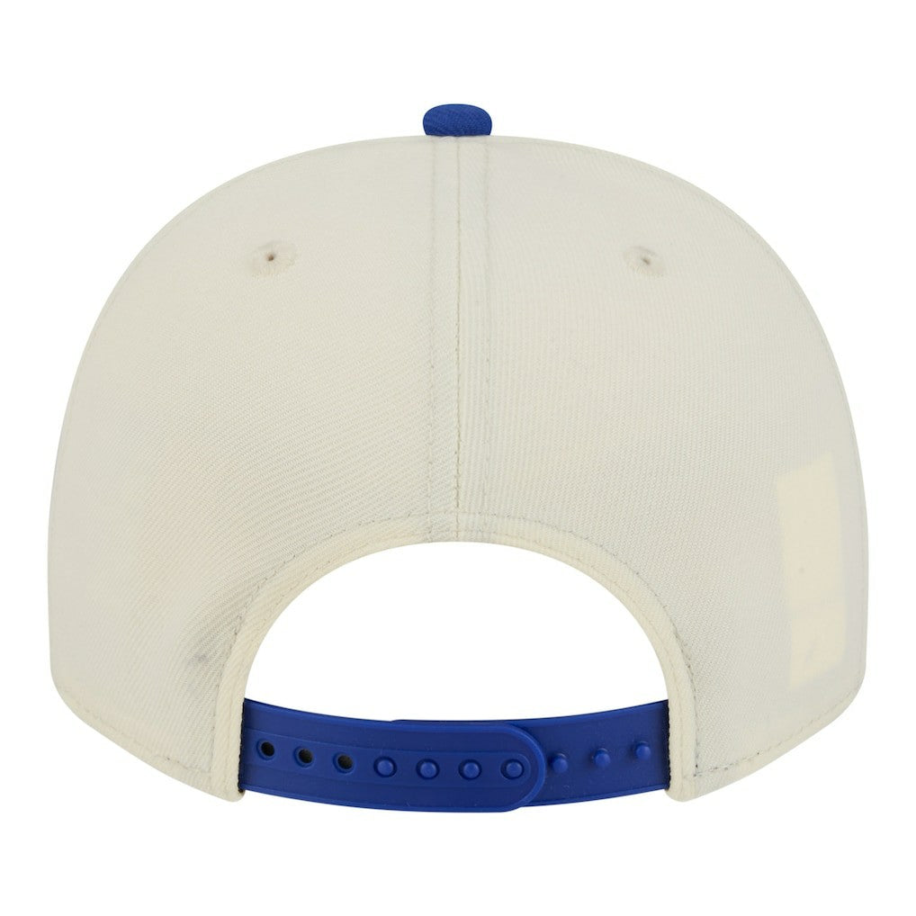 Golden State Warriors Stretched 2-Tone A-Frame 9FIFTY Adjustable Hat sale - Cream/Royal outlet
