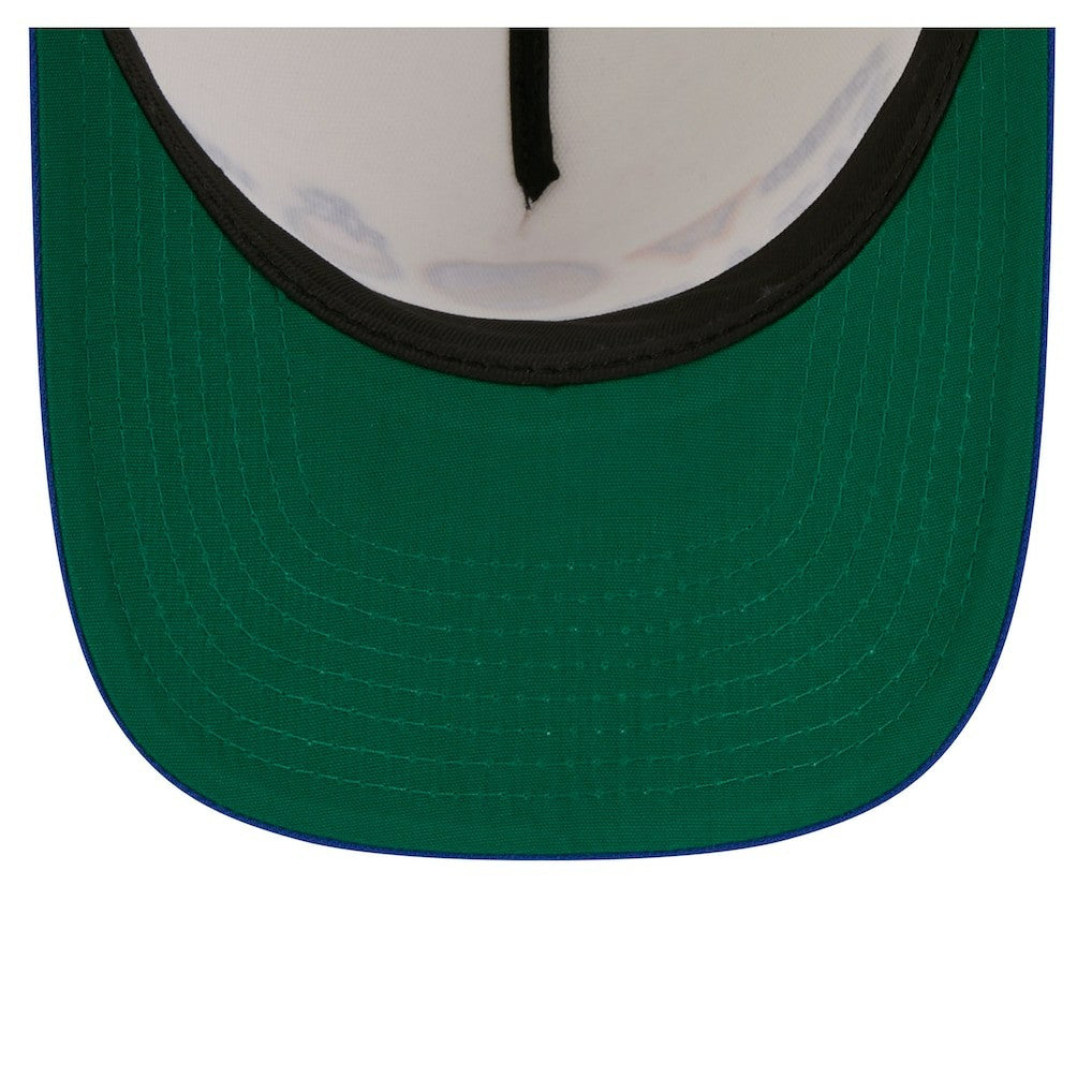 Golden State Warriors Stretched 2-Tone A-Frame 9FIFTY Adjustable Hat sale - Cream/Royal outlet