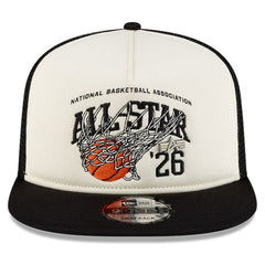 2026 NBA All-Star Game x Alpha Industries 9FIFTY Snapback Trucker Hat - White/Black cheap