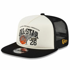 2026 NBA All-Star Game x Alpha Industries 9FIFTY Snapback Trucker Hat - White/Black cheap