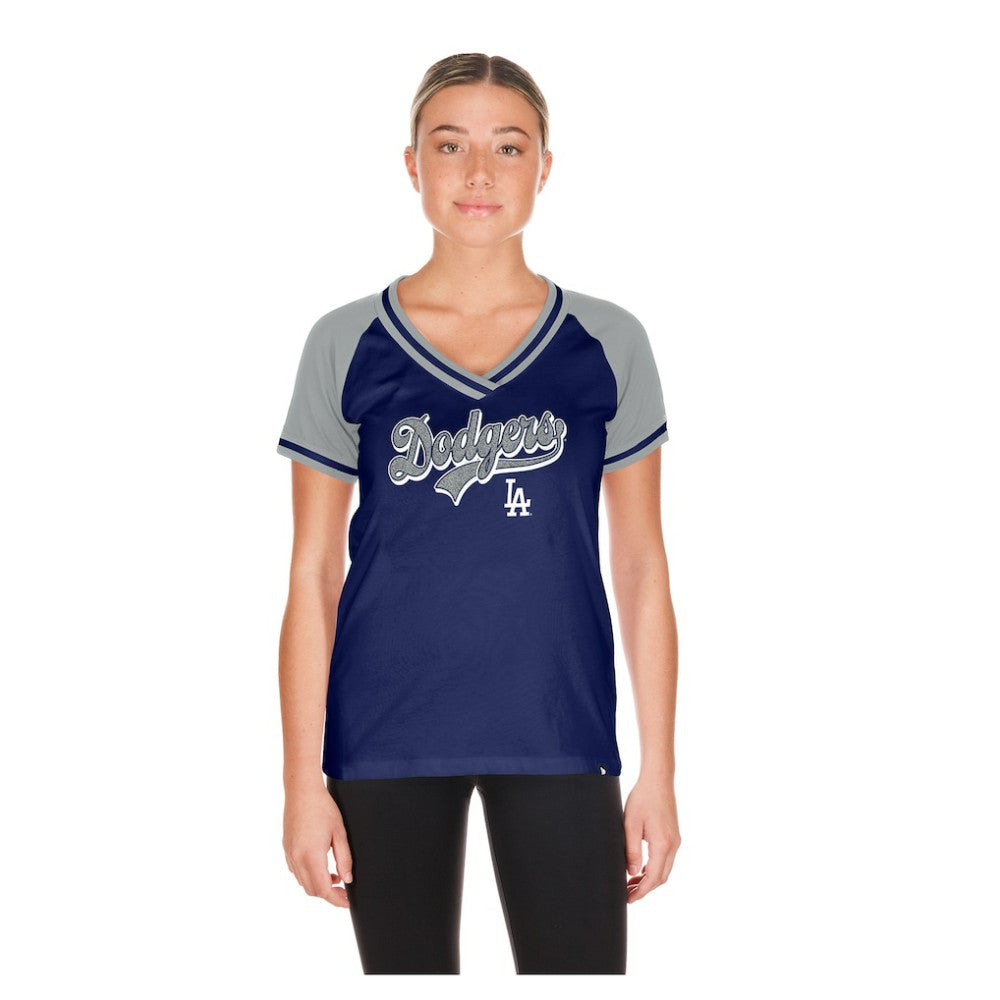 Los Angeles Dodgers Women's Gameday V-Neck T-Shirt Royal