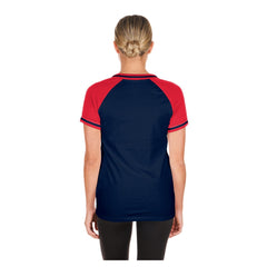 Minnesota Twins Women's Gameday V-Neck T-Shirt Navy