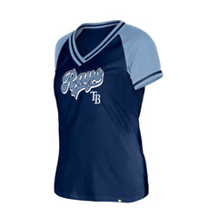 Tampa Bay Rays Women's Gameday V-Neck T-Shirt Navy