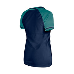 Seattle Mariners Women's Gameday V-Neck T-Shirt Navy