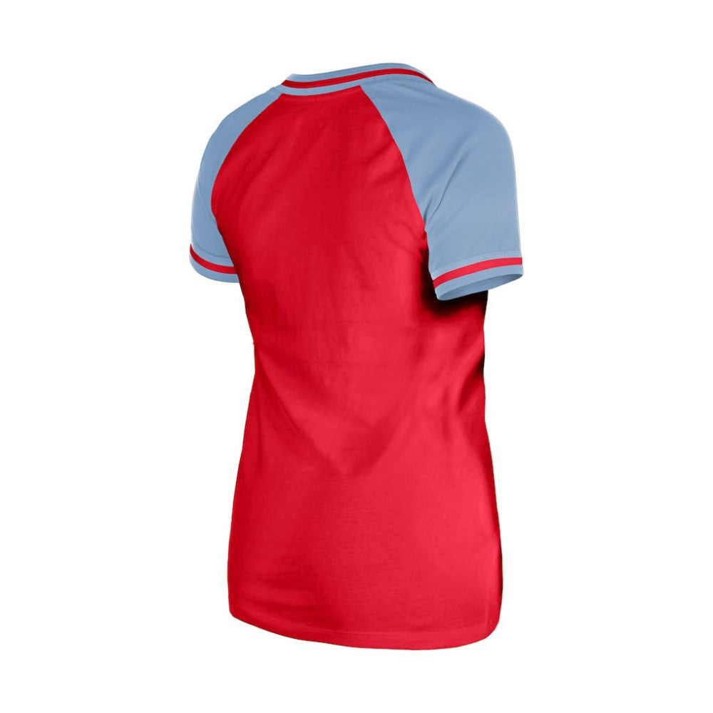 Texas Rangers Women's Gameday V-Neck T-Shirt Red