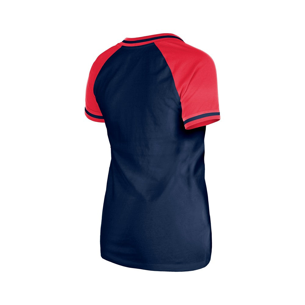 Cleveland Guardians Women's Gameday V-Neck T-Shirt Navy